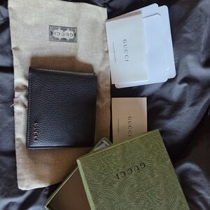 Gucci Black Leather Wallet